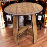 Coffee Table Made From Oak Whiskey Barrel Coffee Table | THE BELLOWS