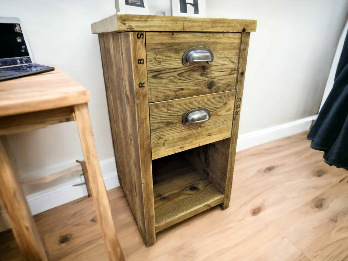 Wooden Bedside Table | Drawer Unit | THE CHILWORTH