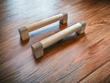 Rustic Cupboard Handles | Pine Cabinet Handles | 4 Pack Drawer Pulls | THE SMITH
