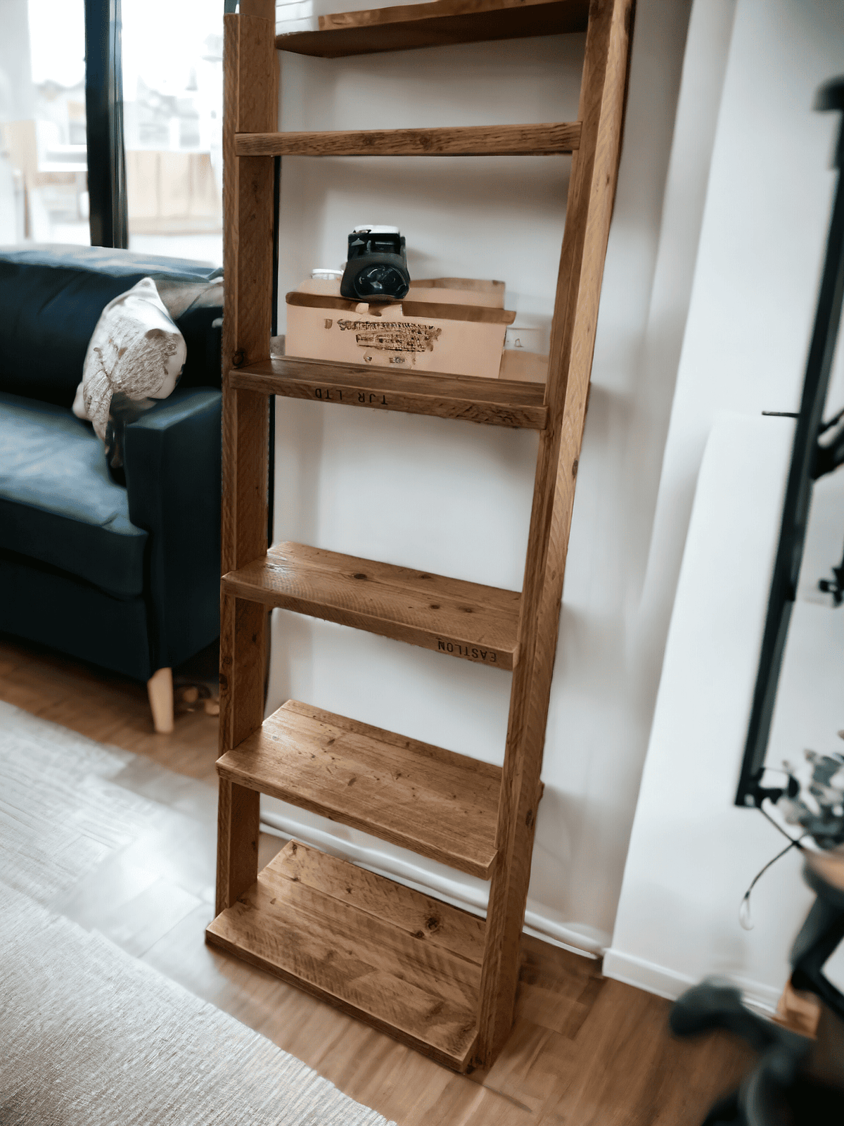 Wooden Ladder Shelves | 5 Tier Ladder Shelf | THE PISA