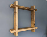 Rustic Square Shelf | THE HASHTAG