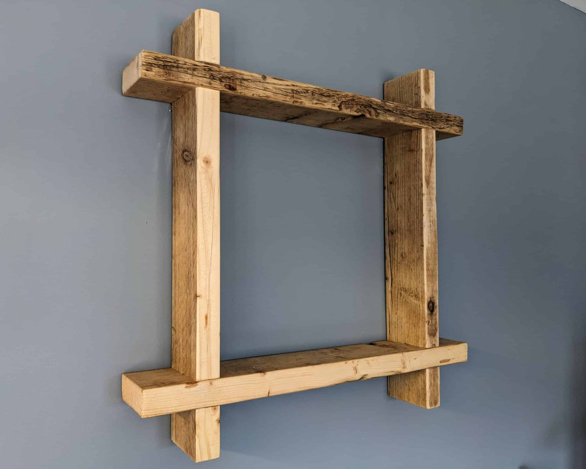 Rustic Square Shelf | THE HASHTAG