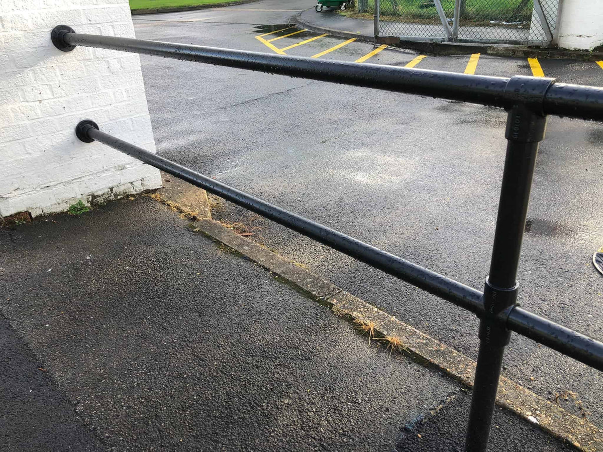 Industrial Pipe Handrail Guardrail for pubs bars & cafes Offices – THE JACKSON