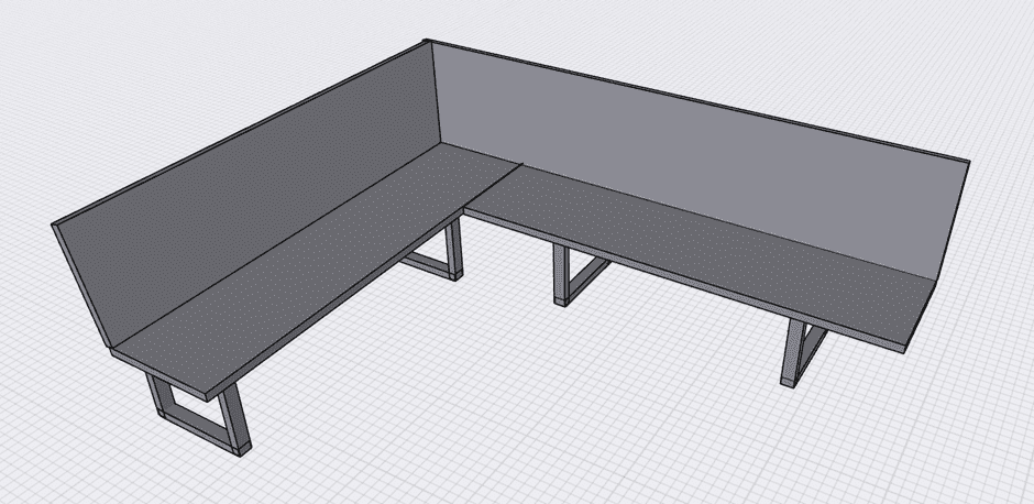 3D furniture design detail