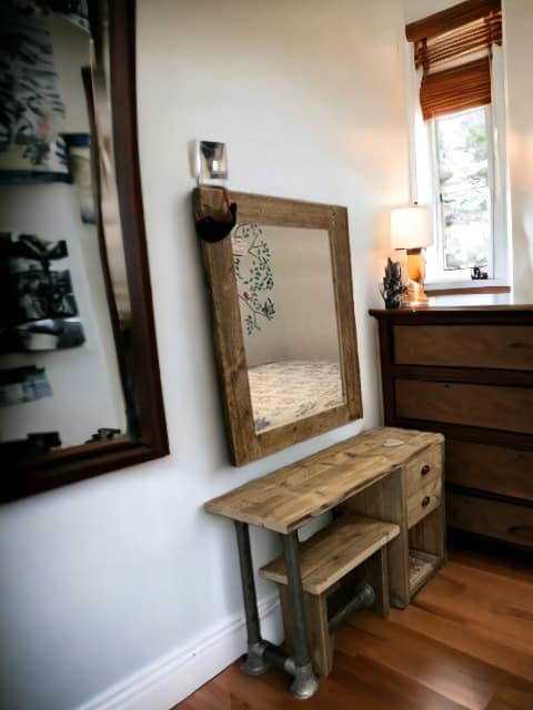 Bedroom Dresser Table & Mirror Set | THE DOWNEND