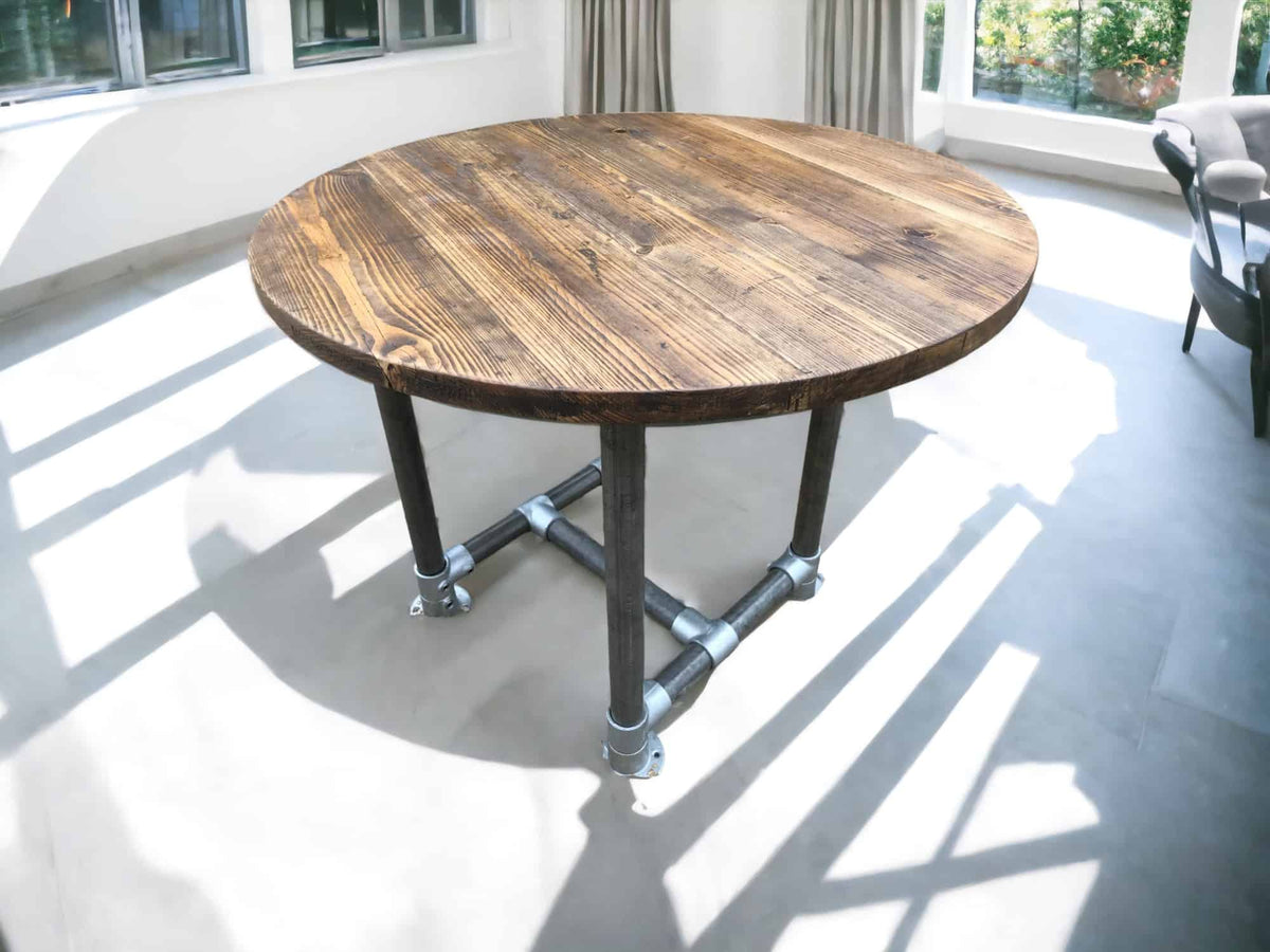 Wooden Round Table | THE VIENNA