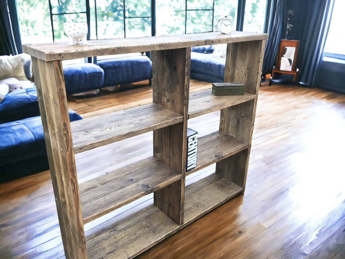 Reclaimed Wood Bookshelf Unit | THE CLIFTON