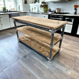 Industrial Kitchen Island | THE REDLAND