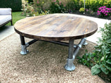 Round Wooden Coffee Table | THE LOMOND