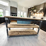 Industrial Kitchen Island | THE REDLAND