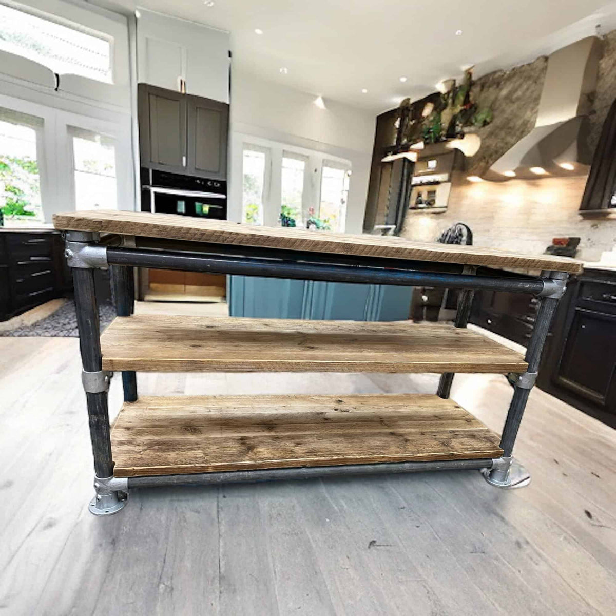 Industrial Kitchen Island | THE REDLAND