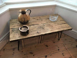 Wooden Coffee Table Hairpin Legs | THE ROMSEY