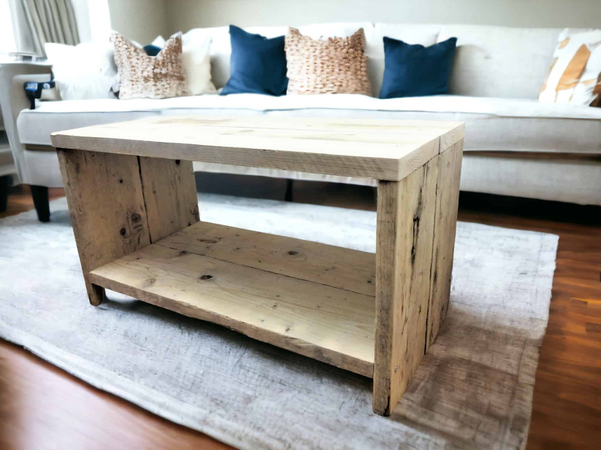 reclaimed wood coffee table