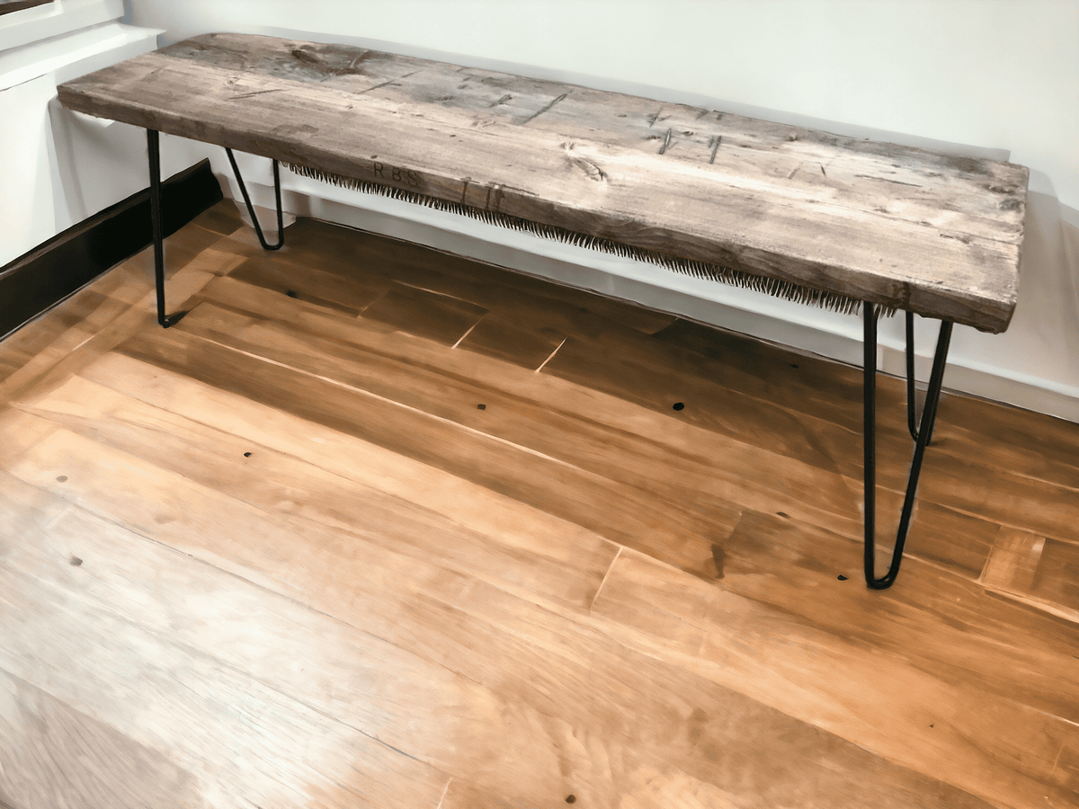 Wooden Bench Hairpin Legs | THE FAVERSHAM