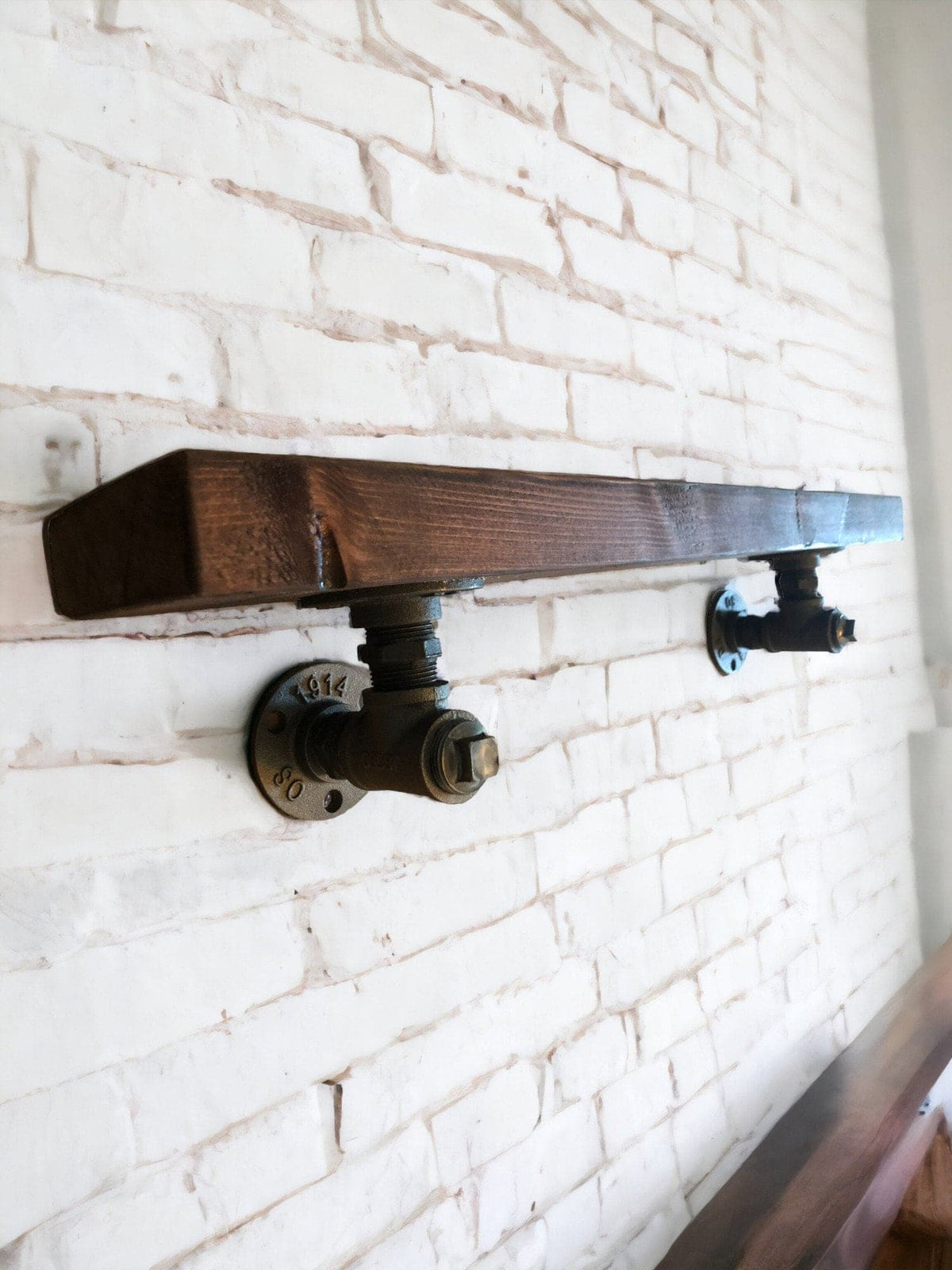 Industrial Style Slim Shelves | Rustic Shelving | Reclaimed Scaffolding | THE MARSHALL