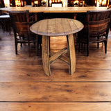Coffee Table Made From Oak Whiskey Barrel Coffee Table | THE BELLOWS