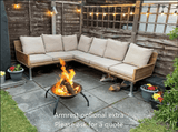 Corner Garden Bench | THE BRISTOL