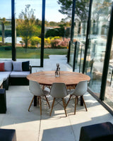 Reclaimed Wood Round Table | THE STOCKWOOD