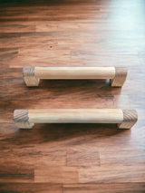 Rustic Cupboard Handles | Pine Cabinet Handles | 4 Pack Drawer Pulls | THE SMITH