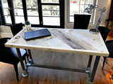 Wooden Herringbone Table | THE WINDEMERE
