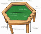 Hexagonal Gaming Table | THE BASALT