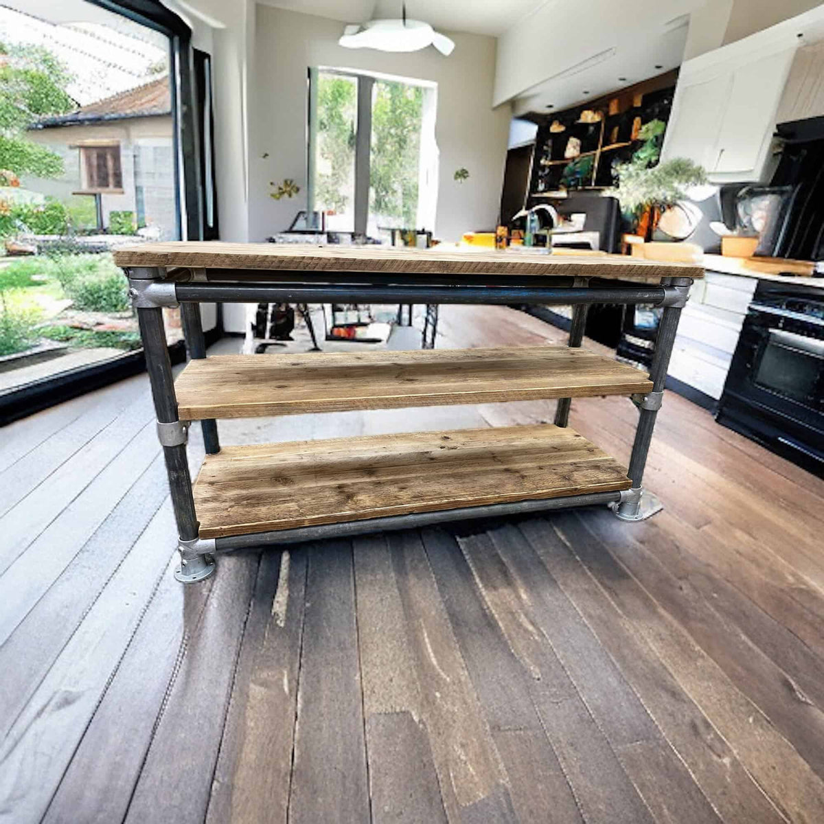 Industrial Kitchen Island | THE REDLAND