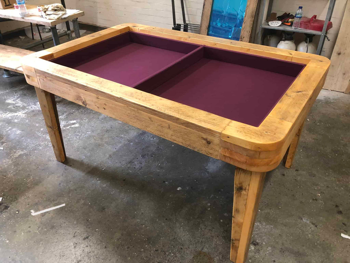Custom Gaming Table With Strake Board | THE NELSON
