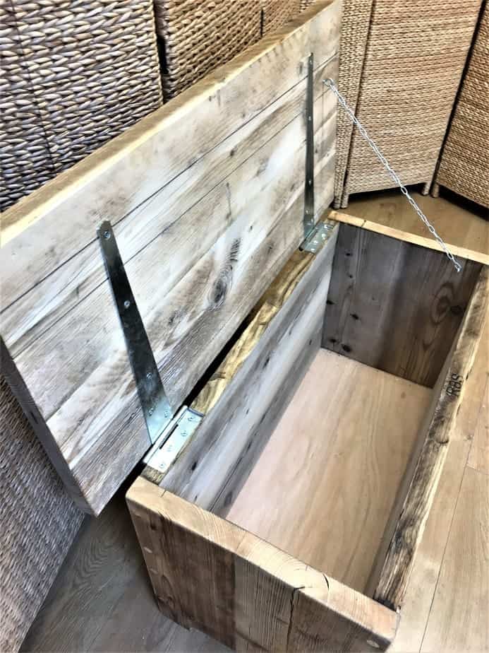 Reclaimed Wooden Blanket Box | THE BOURNEMOUTH