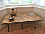 Wooden Coffee Table Hairpin Legs | THE ROMSEY