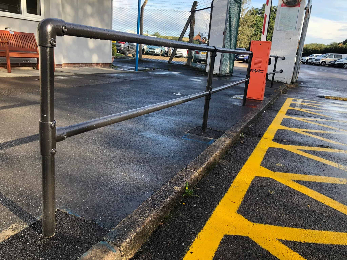 Industrial Pipe Handrail Guardrail for pubs bars & cafes Offices – THE JACKSON