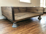 Reclaimed Wood Dog Bed | Rustic Pet Bed | THE WILLIAMS