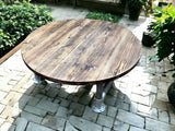 Round Wooden Coffee Table | THE LOMOND