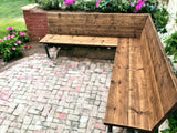 Corner Garden Bench | THE BRISTOL