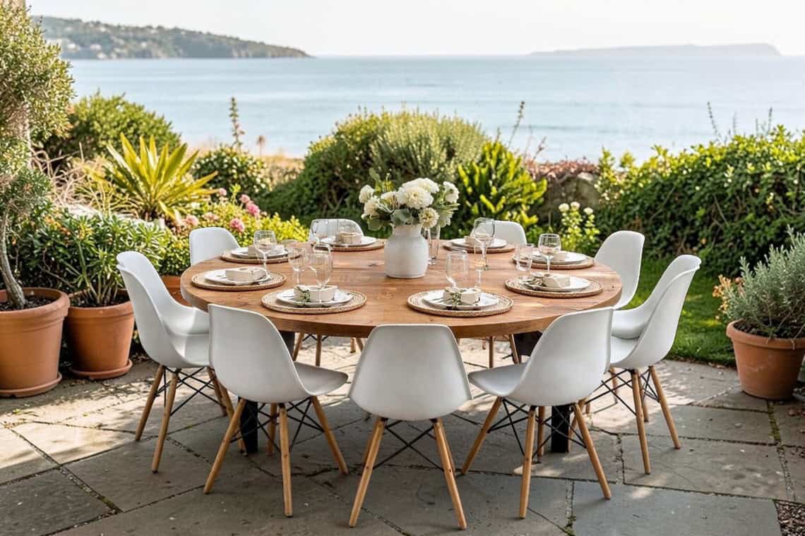Wooden Garden Table | THE SALISBURY