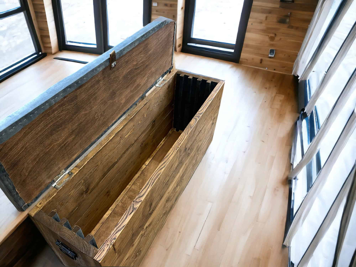 Wooden Lid Storage