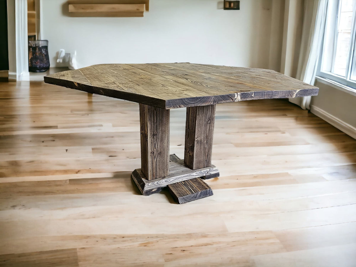 Hexagonal Dining Table**** Dining Table**** Wooden Table | THE AKERS