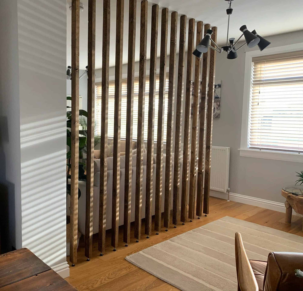 Wooden Room Divider | Easy Fit Divider | Self Assembly | Reclaimed Room Divider | THE GEORGINA