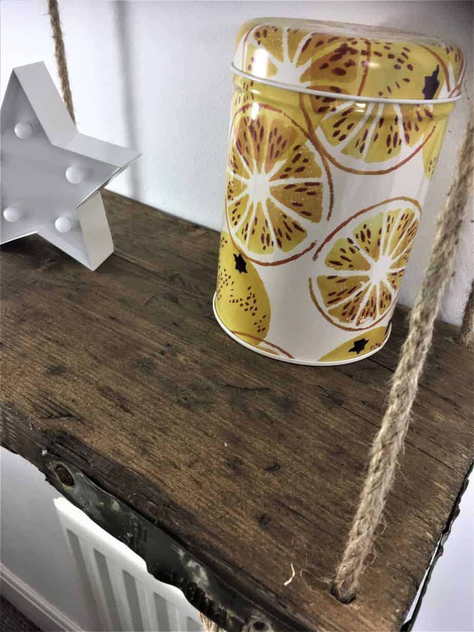 Wooden Hanging Shelf | THE ARUNDEL