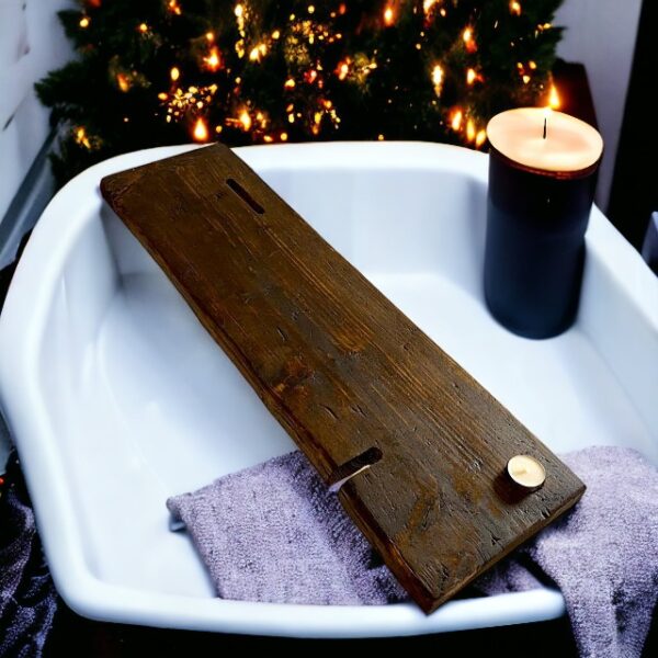 Wooden Bath Caddy