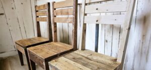 Reclaimed Dining Chair Set furniture
