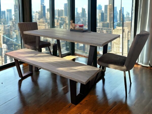 Scaffold dining table